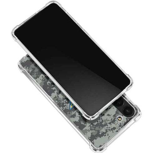 NHL St. Louis Blues Camo Galaxy S24 FE Clear Case
